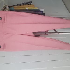 BR Sloan pants,  size 12, pink basket weave pattern
